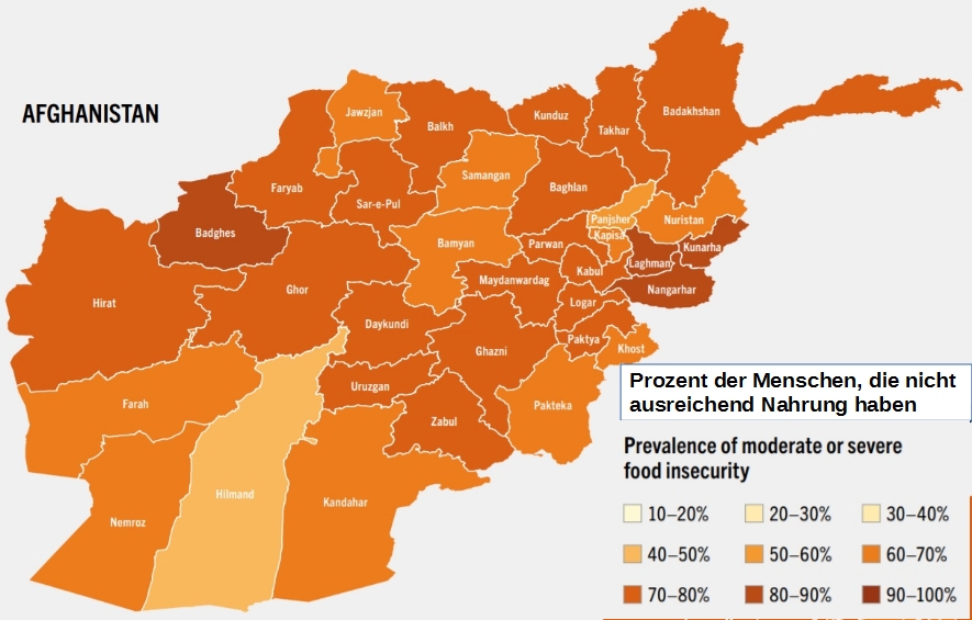 20 Jahre Afghanistan begannen und endeten mit Hunger