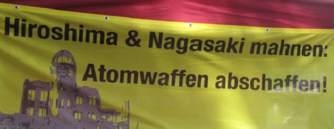 Hiroshima und Nagasaki Mahnwachen in Dresden
