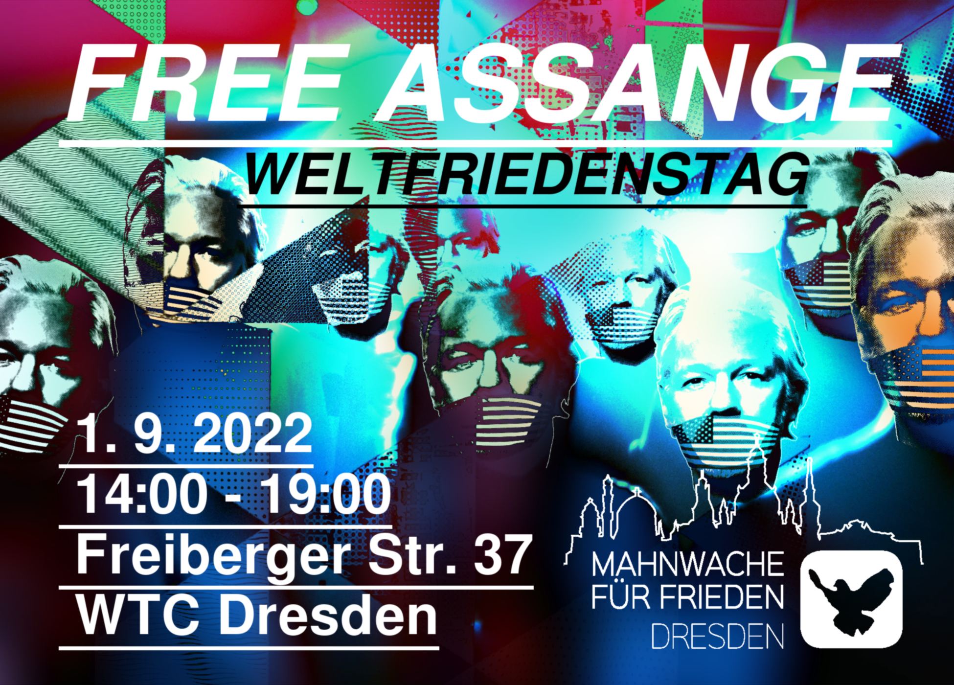 You are currently viewing Free Assange am Weltfriedenstag