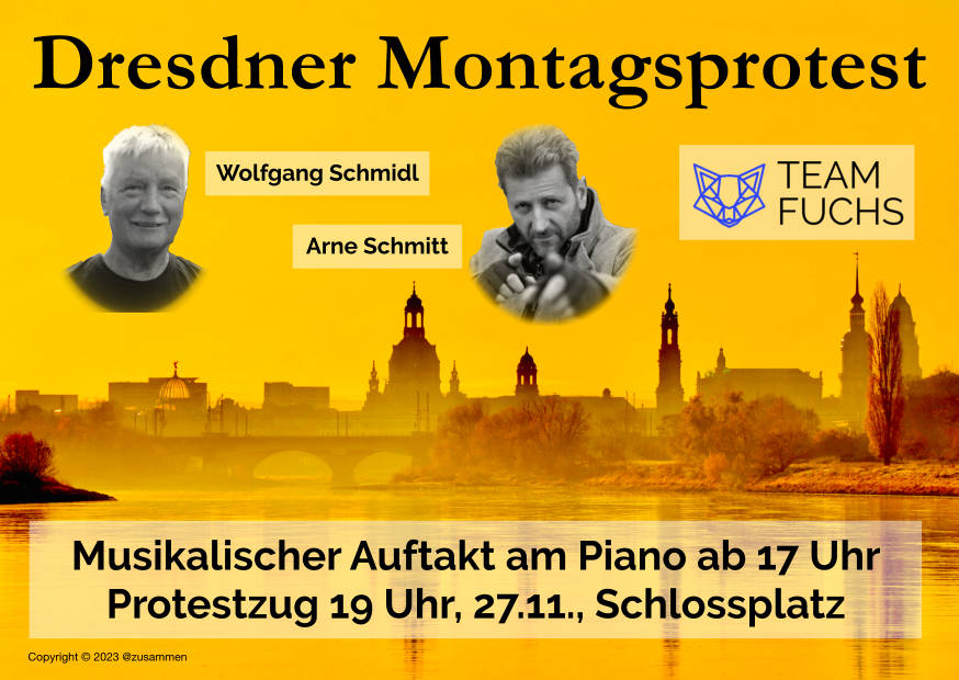 Read more about the article Dresdner Montagsprotest 27. Nov.