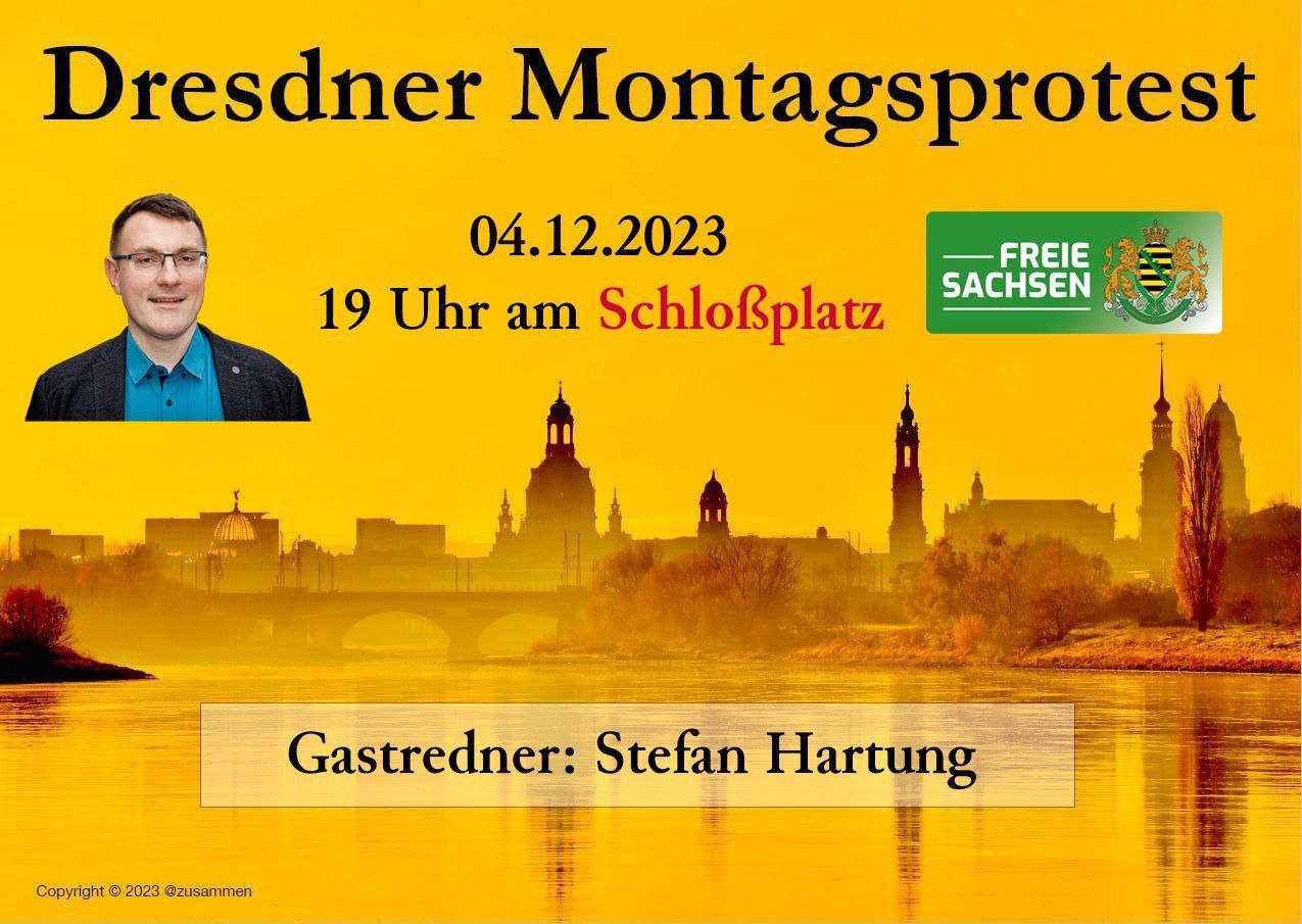 Read more about the article Dresdner Montagsprotest 04. Dez.