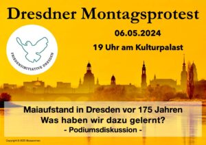 Read more about the article Dresdener Montagsprotest 6. Mai
